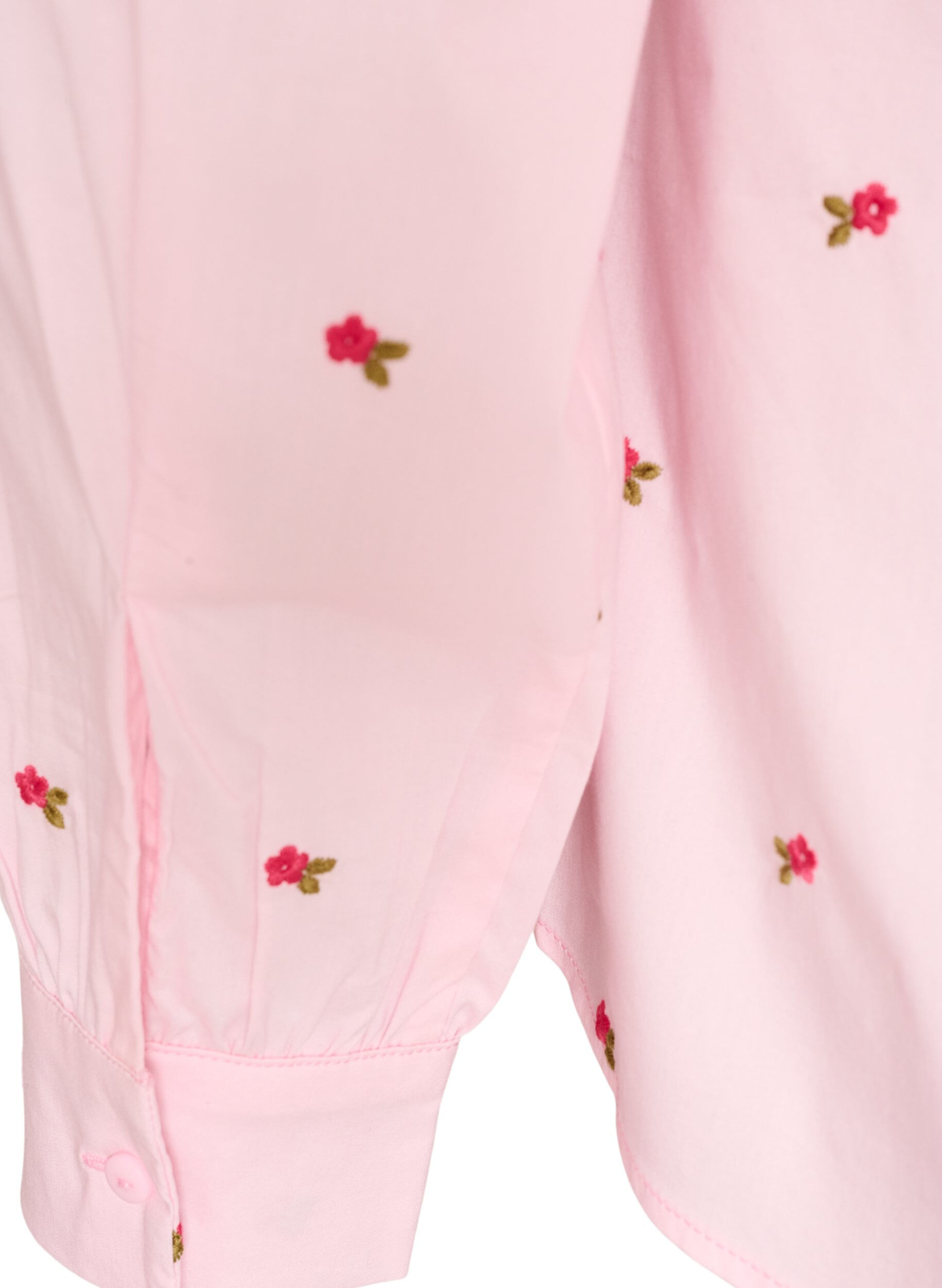 ZizziChemise avec cerises brod&eacute;es, Rose, Packshot image number 3
