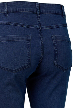 Jeans Sanna extra-slim à taille normale, Dark blue, Packshot image number 3