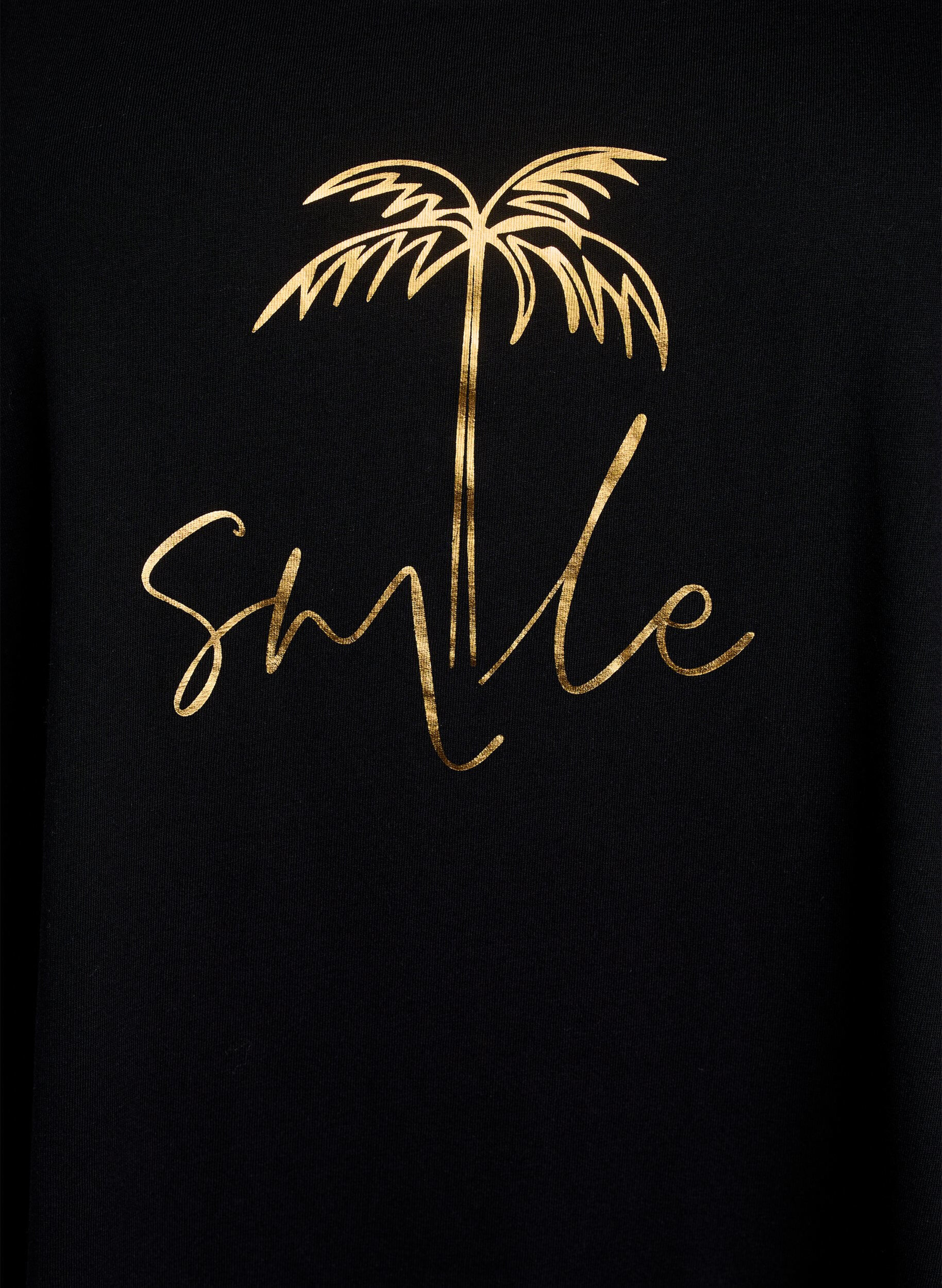 Zizzi Robe &eacute;vas&eacute;e sans manches, Noir, Packshot image number 2