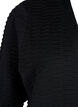 Cardigan en tricot en mélange de coton et de viscose, Black, Packshot image number 2