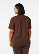 T-shirt sportif en coton biologique, Marron, Model image number 2