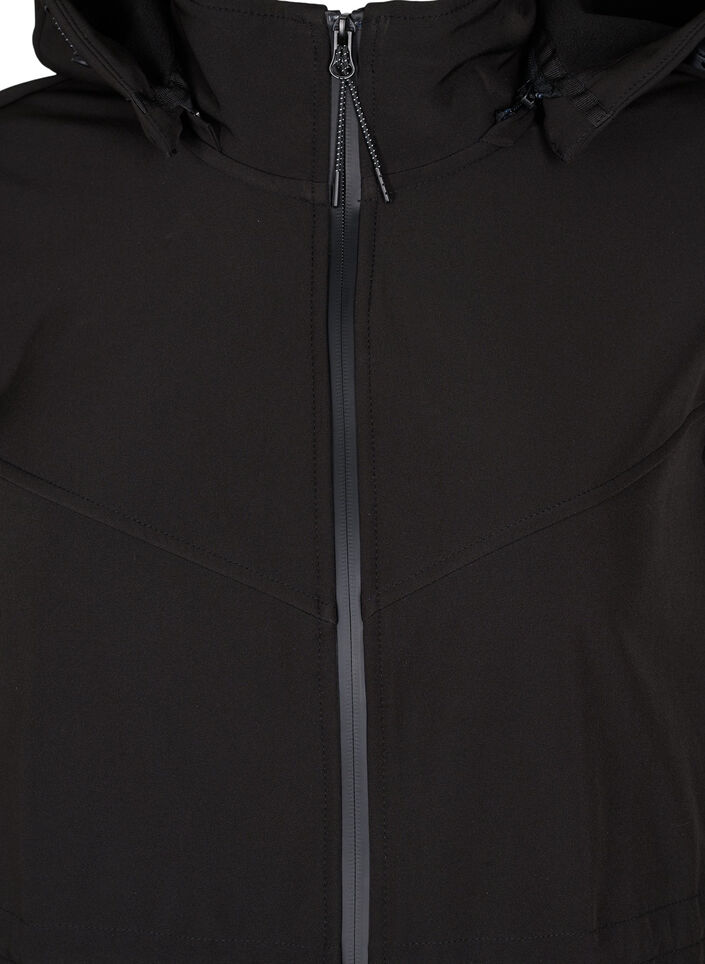 Veste softshell polaire, Black Solid, Packshot image number 2