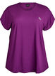 T-shirt de sport couleur unie, Violet, Packshot image number 0