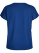 T-shirt d&rsquo;entra&icirc;nement ample avec col en V, Bleu, Packshot image number 1