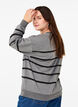 Sweat-shirt à rayures, MGM w. Black Stripe, Model image number 1