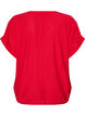 Blouse textur&eacute;e en viscose avec boutons, Rouge, Packshot image number 1