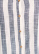 Chemisier en coton avec col en V, Bleu, Packshot image number 2