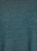 Blouse en jersey avec manches 3/4, Vert fonc&eacute;, Packshot image number 2