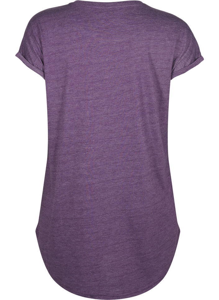 Chemise de nuit &agrave; manches courtes avec imprim&eacute; de texte, , Packshot image number 1