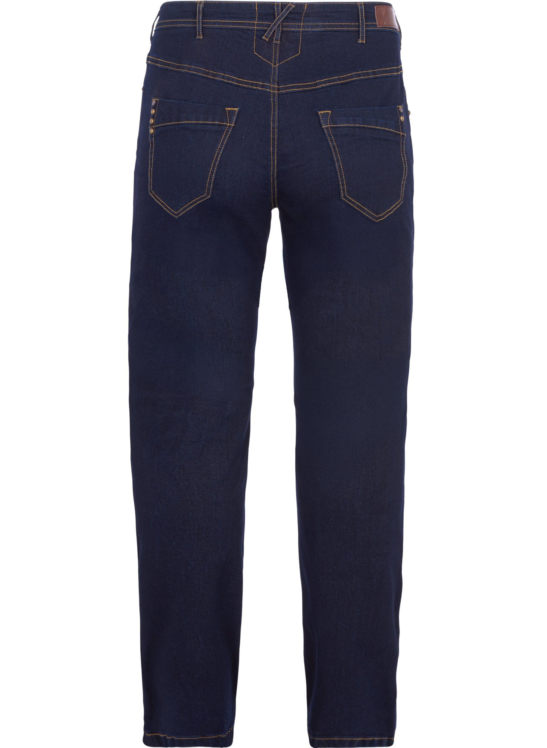 Zizzi Jean Vilma coupe slim &agrave; taille haute, Bleu, Packshot image number 1
