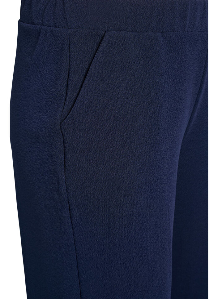 Pantalon ample en longueur 7/8, Bleu, Packshot image number 2