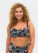 Haut de bikini, Leaf Print, Model image number 0