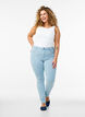 Jean Amy super slim taille haute, Bleu Clair, Model image number 0