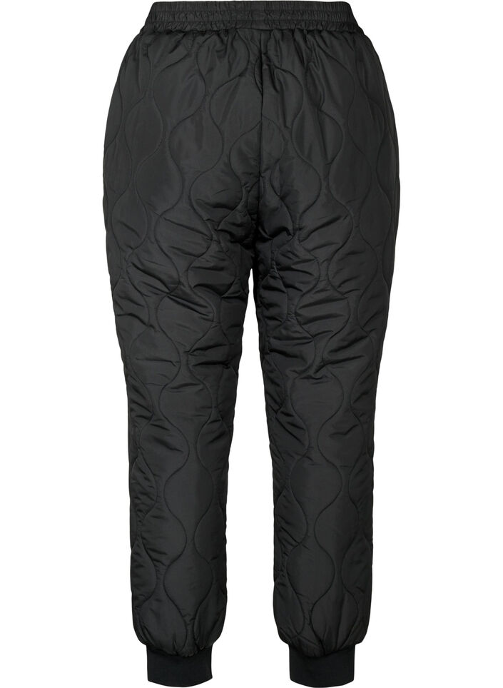 Pantalons thermiques matelassés, Black, Packshot image number 1
