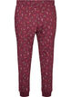 Bas de pyjama imprim&eacute;, Bordeaux fonc&eacute;, Packshot image number 1