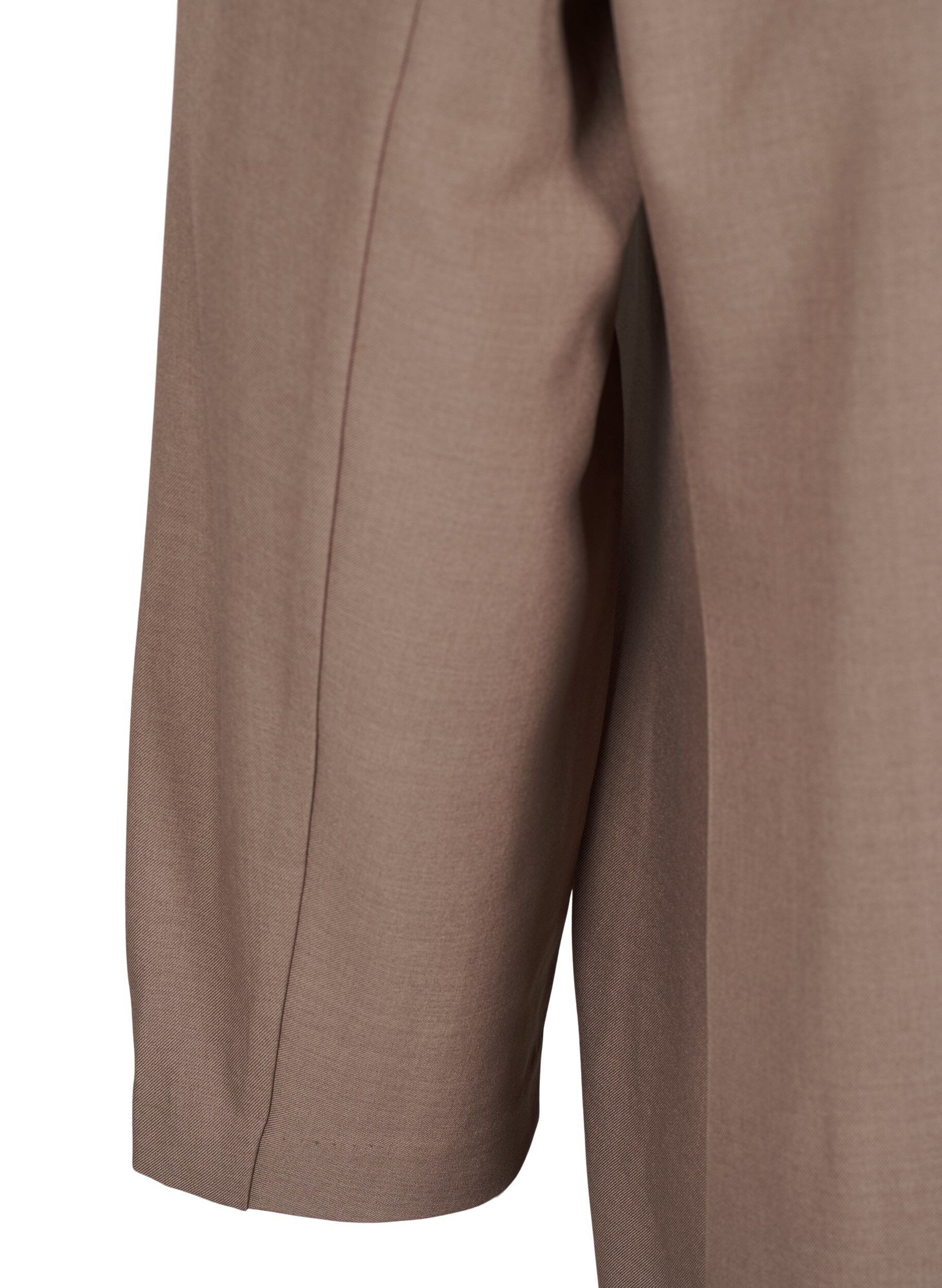 Zizzi Robe blazer crois&eacute;e, Walnut, Packshot image number 3