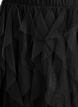 Jupe midi en tulle avec ceinture &eacute;lastique, Noir, Packshot image number 2