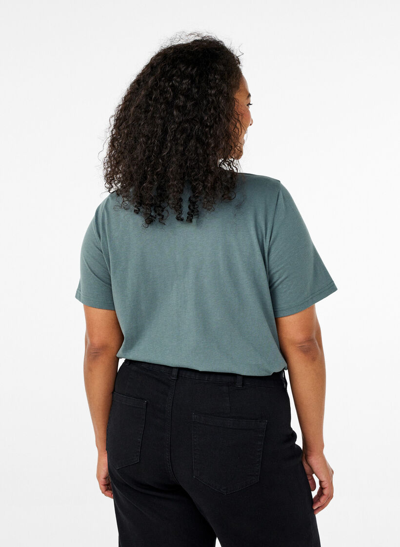 FLASH – T-shirt avec motif, Vert clair, Model image number 2