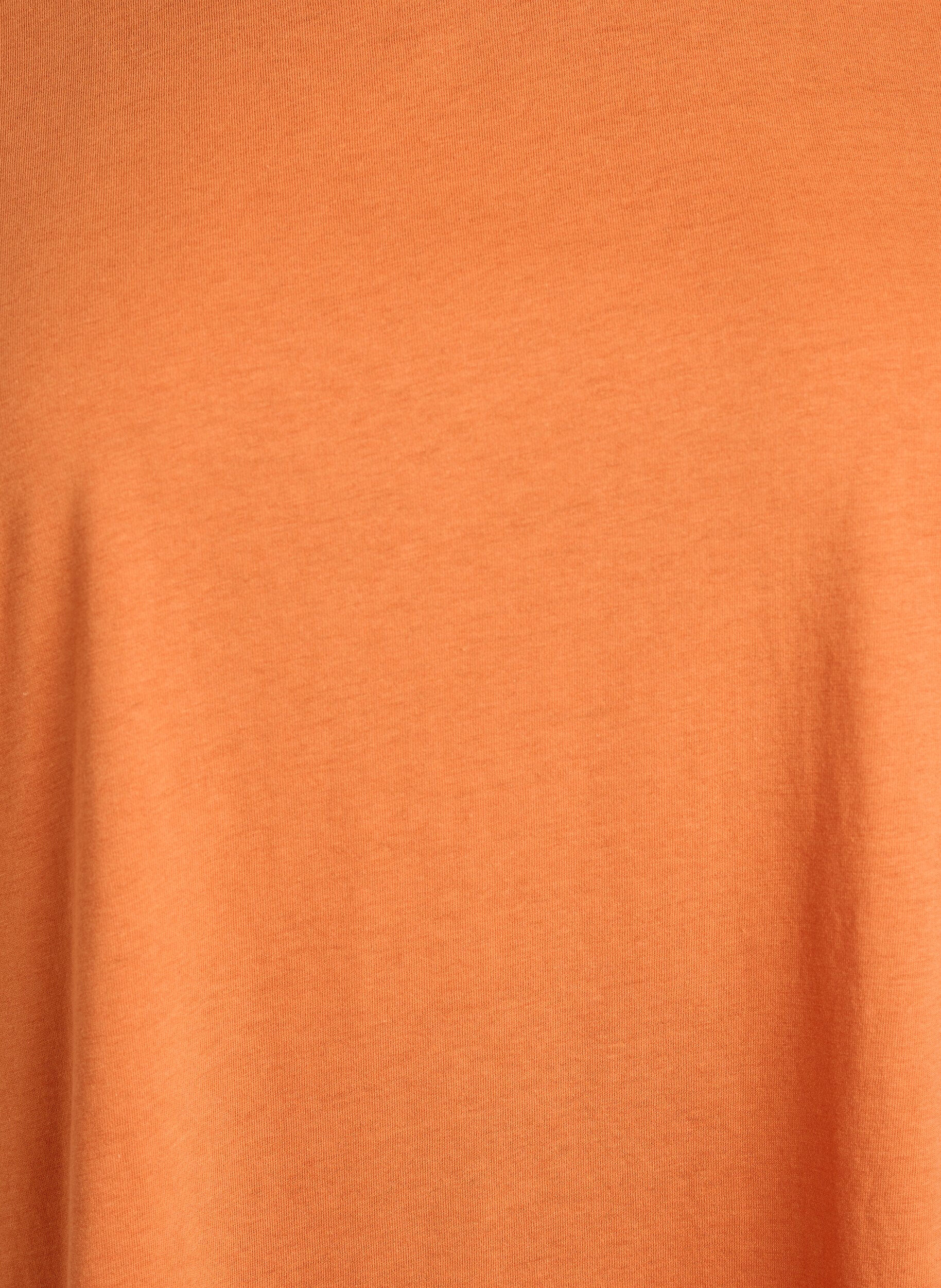 ZizziT-shirt &agrave; manches courtes en coton m&eacute;lang&eacute;, Orange, Packshot image number 2