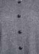 Cardigan en tricot c&ocirc;tel&eacute; avec boutons, Gris, Packshot image number 2