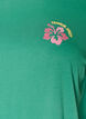 T-shirt en coton biologique avec impression au dos, Vert, Packshot image number 2