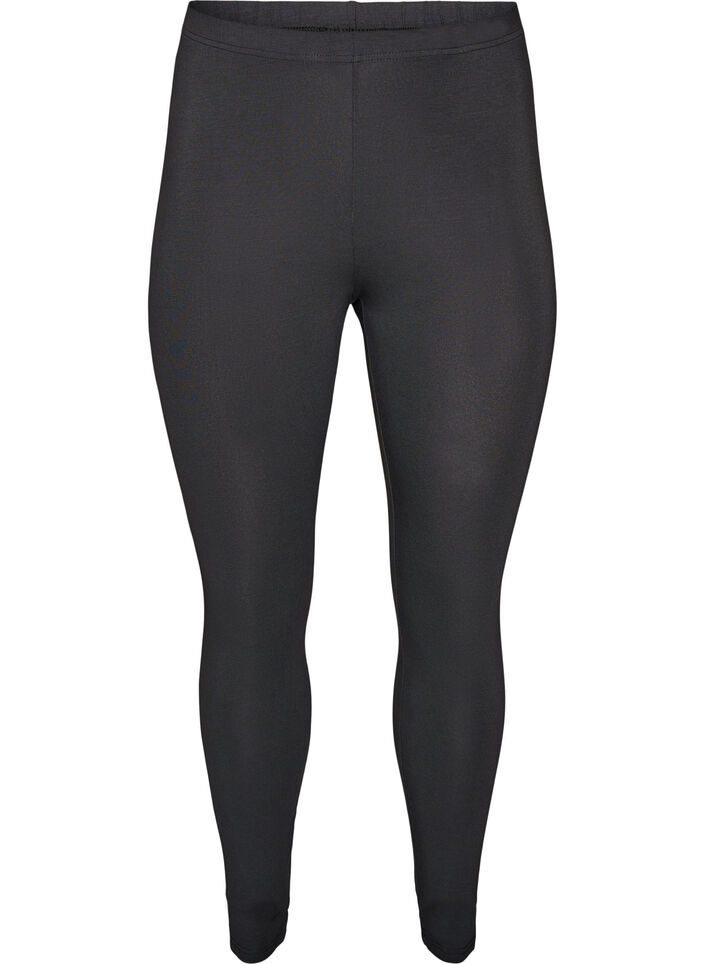 Leggings basiques en viscose, Gris anthracite, Packshot image number 0