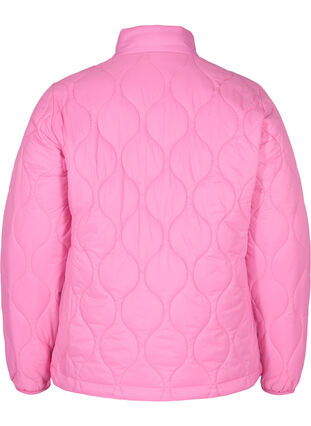 Veste matelassée avec fermeture éclair et poches, Hot Pink, Packshot image number 1