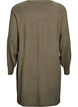 Robe courte en maille &agrave; manches raglan et couture centrale, Vert Kaki, Packshot image number 1