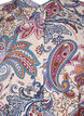 Tunique en viscose à imprimé cachemire et manches 3/4, Sand Do. Paisley AOP, Packshot image number 2