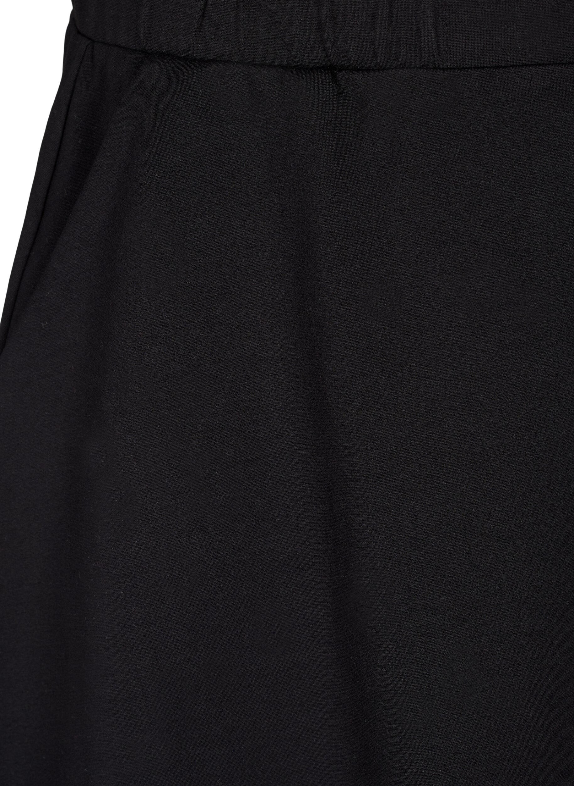 ZizziJupe patineuse en viscose, Noir, Packshot image number 2