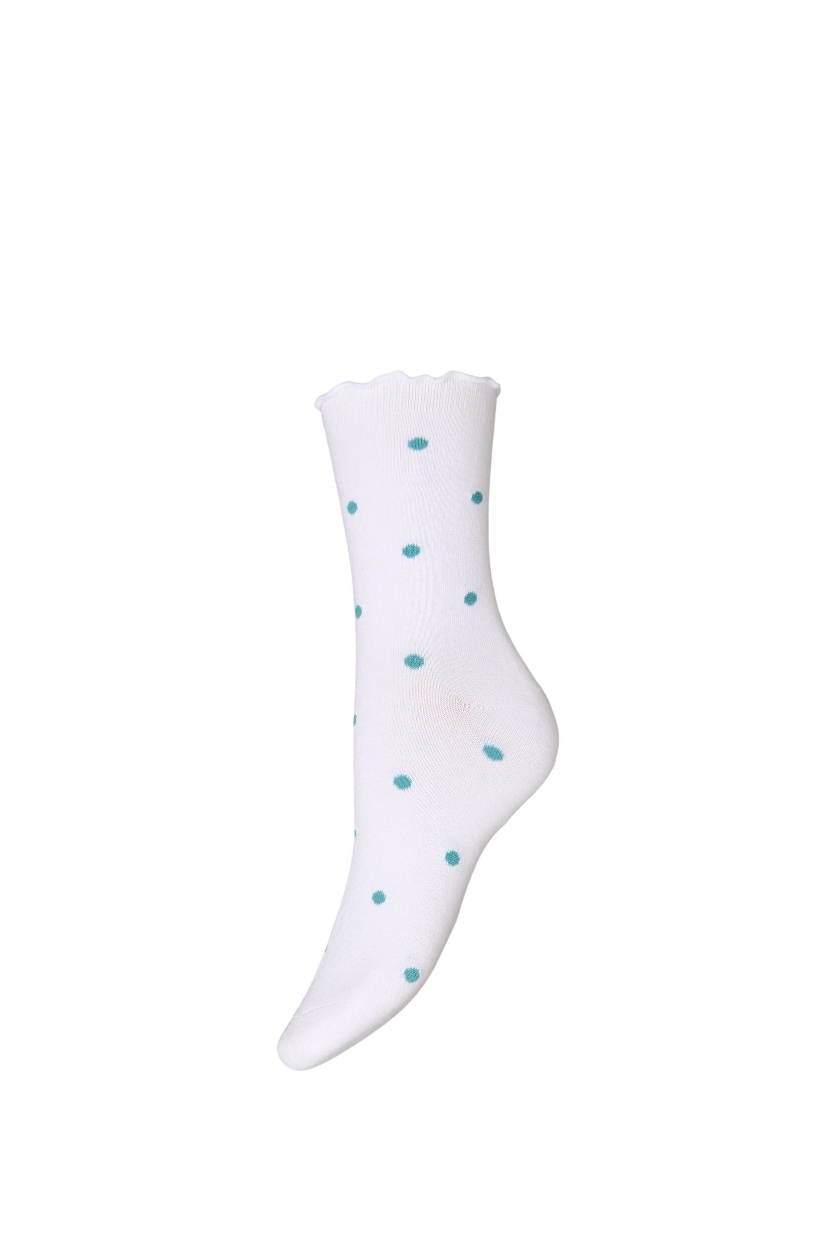 Zizzi Chaussettes en coton &agrave; motifs, Blanc, Packshot image number 0