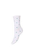 Chaussettes en coton &agrave; motifs, Blanc, Packshot image number 0