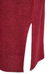 Robe en maille &agrave; manches longues et col V, Bordeaux, Packshot image number 3