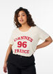 T-shirt imprim&eacute;, Vanille, Model image number 0