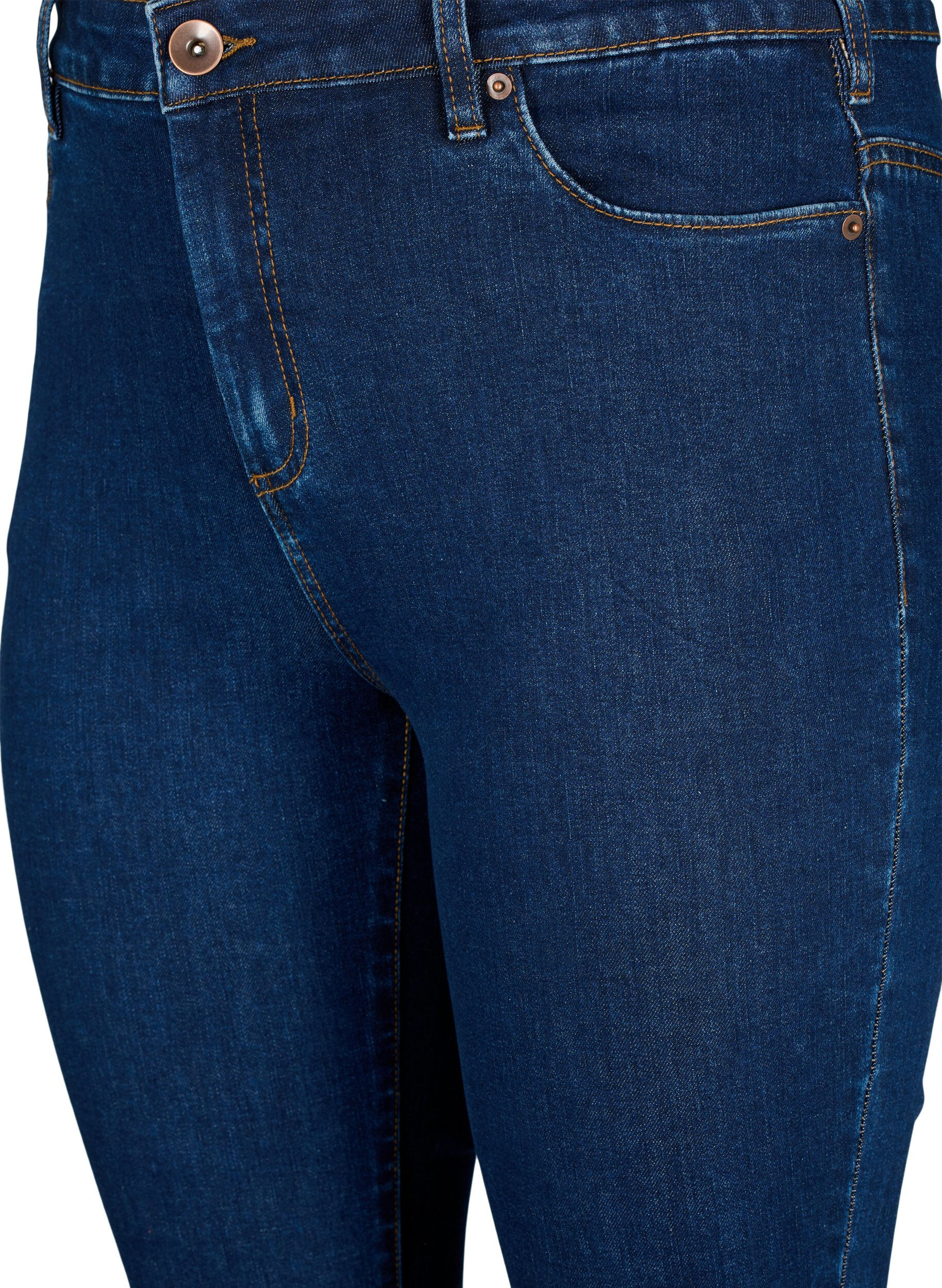ZizziJean Amy taille haute et coupe super slim, Bleu, Packshot image number 2