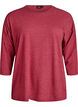 Blouse en jersey avec manches 3/4, Bordeaux, Packshot image number 0