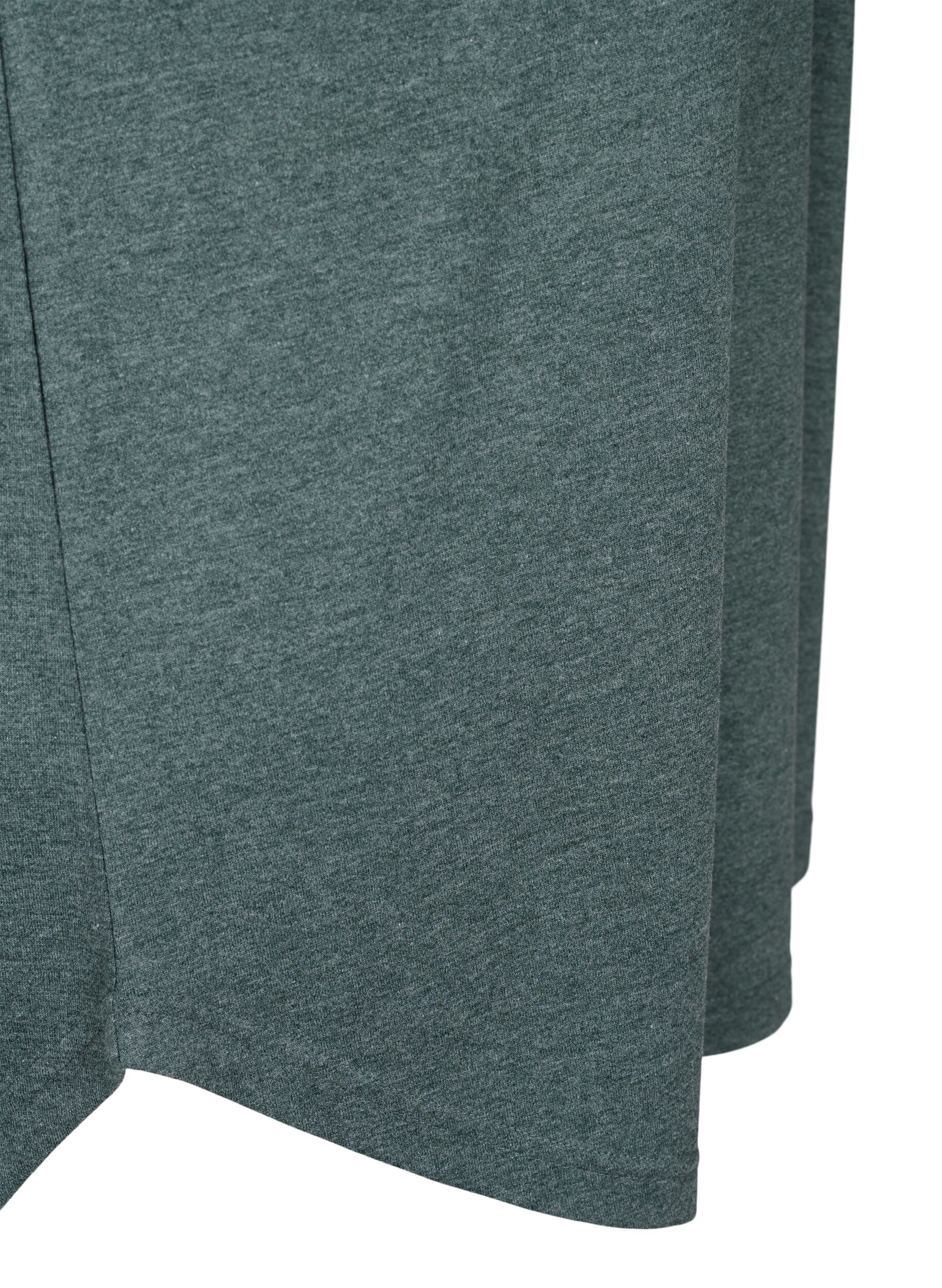 Zizzi Chemise de nuit &agrave; manches courtes avec imprim&eacute; de texte, , Packshot image number 3