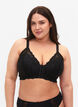 Soutien-gorge en dentelle avec fermeture frontale, Black, Model image number 0