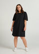 Robe sweat-shirt, Black, Model image number 2