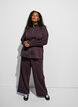 Sweat-shirt avec col montant et fermeture zipp&eacute;e, Marron, Model image number 1