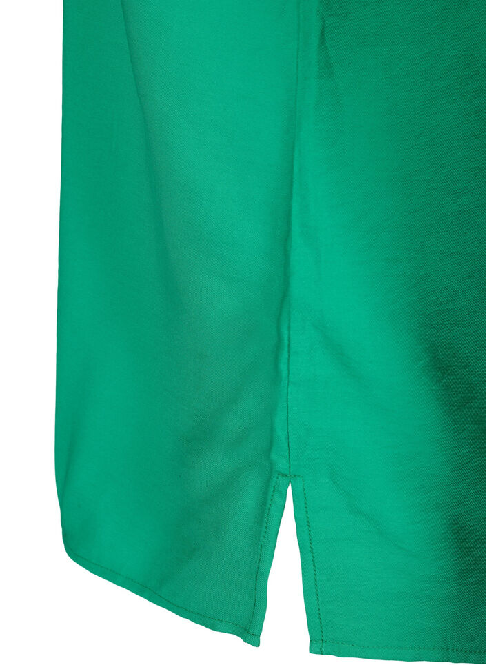 blouse à une épaule en viscose, Vert, Packshot image number 3