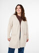 Cardigan en tricot c&ocirc;tel&eacute; avec poches, Beige, Model image number 0