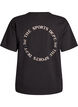 T-shirt sportif en coton bio, Noir, Packshot image number 1