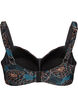 Haut de bikini rembourr&eacute; et imprim&eacute;, Bleu p&eacute;trole, Packshot image number 1