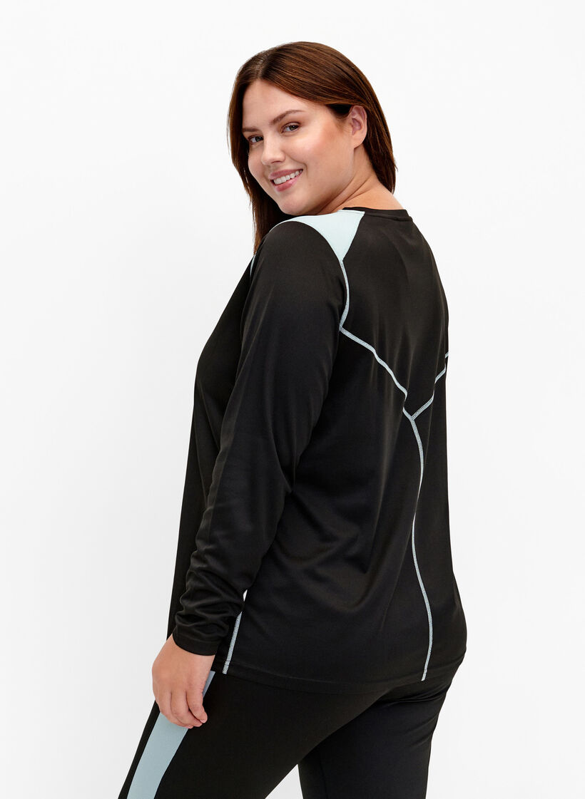 Sous-pull de ski uni, Black w. Gray Mist, Model image number 1