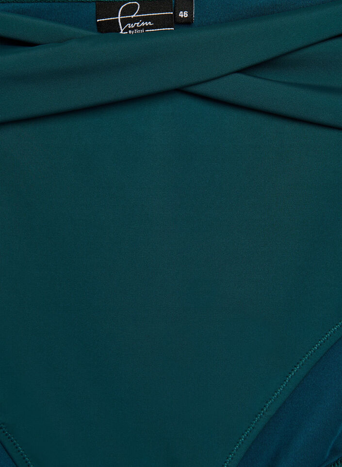 Culotte de bikini avec d&eacute;tail crois&eacute;, Vert, Packshot image number 2