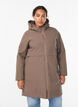 Veste d'hiver avec taille ajustable, Marron, Model image number 0