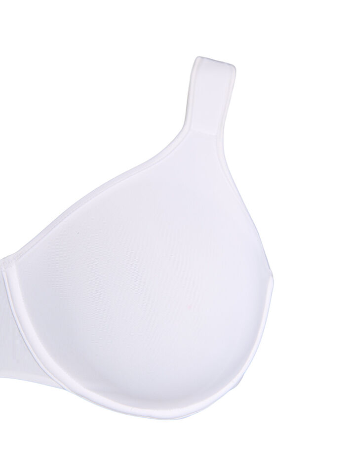 Soutien-gorge minimiseur avec bretelles rembourr&eacute;es, Blanc, Packshot