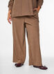 Pantalon ample en velours, Marron, Model image number 2