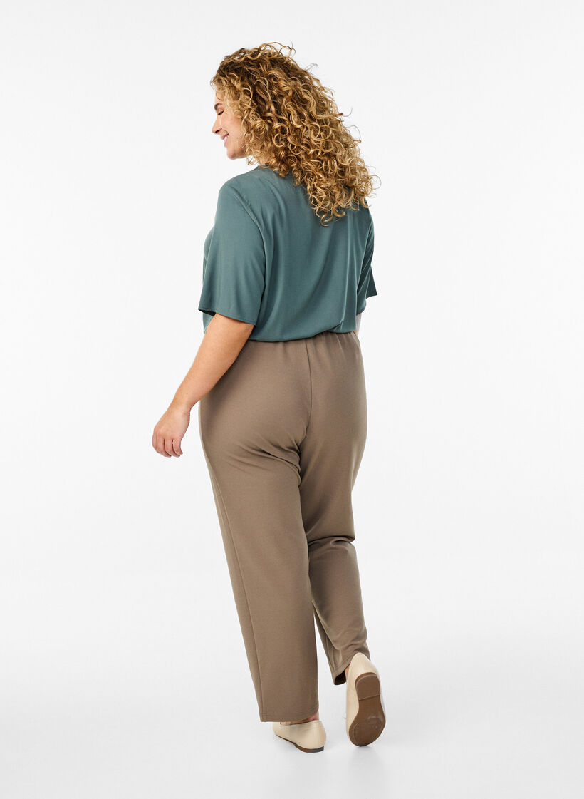 FLASH - Pantalon &agrave; coupe droite, Beige, Model image number 1